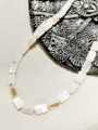 10pcs Natural Flat Rectangle White Mother of Pearl Sea Shell Beads for Crafting - DIY Crafting Elegant Jewelry Making Supplies. 