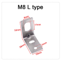 10PCS M8 Proximity Sensor Holder Photoelectric Switch Support Metal Bracket L type I type. 