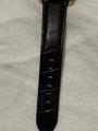 Analog Dial Watch Full Black Leather Straps For Boys. 