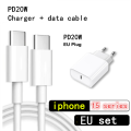 Original Fast Charge PD 20W Cable For Apple iPhone 16 Pro Max iPhone 15 Pro Max / iPhone 15 Pro With C to C Type c to type c Cable Data Line Accessories. 