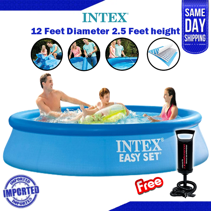 Easy%20Set%20Swimming%20Pool%20For%20Adults%20+%20FREE%20Air%20Pump%20Diameter%2012%20Feet%20Depth%202.5%20feet%20Model%20(28130)%20-%20Image%203