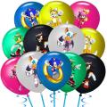 Sonic the Hedgehog Party Supplies Set Latex Balloons Kids Hedgehog Sonic Birthday Decorations Globlos Baby Shower Decor Gifts Moonlight. 