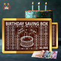 Birthday Saving Box – 30,000 Target Money Challenge – Wooden Money Saving Chart with Rupee Slots – Gift Idea for Kids & Adults I Saving Box I Saving Money Box I Saving Box For Money I Mister Traders Birthday Saving Box I Budget Savings Organizer. 
