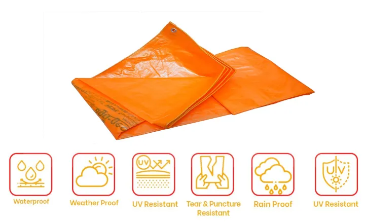 Tarpaulin%20Sheet%20Waterproof%20Tirpal%20Heavy%20Duty%20Multipurpose%20Plastic%20Cover%20All%20Weather%20Protection%20Tharpai%20for%20Truck%20,%20Garden%20,%20Car%20,%20Bike%20,%20Home%20Roof,%20Rain%20-%20Orange%20-%20Image%208