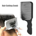 Quasar Curved Design Hair Comb Professional Barber Fade Comb Hair Cutting Styling Tool for Men Salon Quality Blending Clipper Comb Curved Positioning Comb High-quality Barber Comb. 