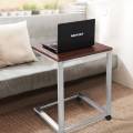 Portable Wooden Laptop side Table with wheels And Study Table With Multi-Functional Uses. 