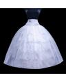 5 Layer Hard Net Cancan Petticoat with Adjustable Waist and Hoops for Lehenga and Bridal Dresses. 