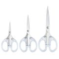Ins style simple transparent small scissors girl's heart bangs hand account art special scissors children's student stationery scissors. 