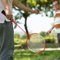 Yoomee 1 Pair Badminton Racket High Elastic Sponge Grip Badminton Racquet Bag Indoor Outdoor Sports badminton Set. 