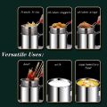 Deep Fryer Set French Fries Pot French Fries Cooker Frying Basket Deep Fryer Pot for Baking Frying Boiling Home Kitchen. 