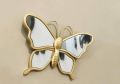Set of 3 Decorative Beautiful Butterfly Design Wall Mirror for Living Room -7 x 9 Inches. 