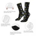 Funny Crazy Sock for Men Regan Macneil Design Hip Hop The Exorcist Horror Film Quality Pattern Printed Crew Sock Seamless Gift. 