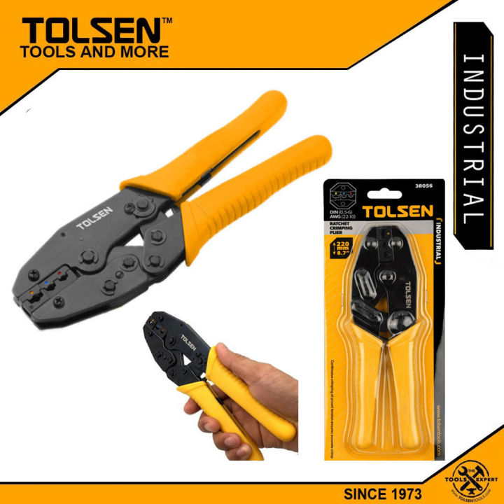 Tolsen%20Industrial%20Rachet%20Crimping%20Plier%20(8.7%20/220MM)%20-%20Image%202