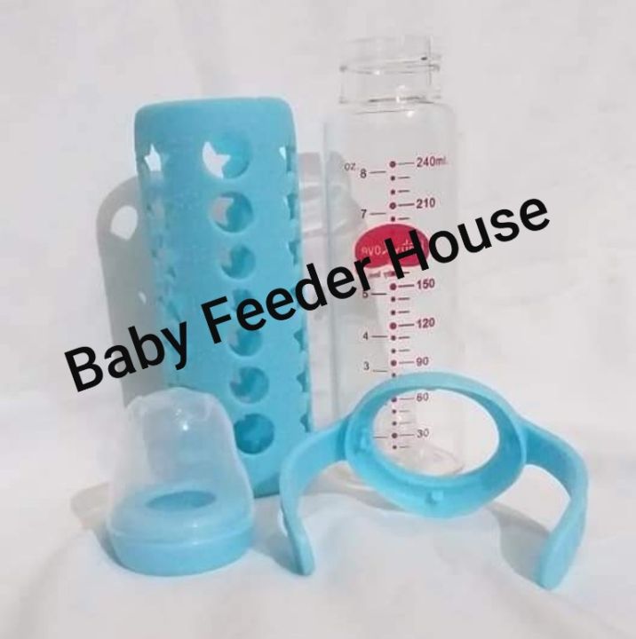 Baby%20feeder%20in%20glass%20with%20silicone%20rubber%20safety%20cover%208oz/240ml%20-%20Image%203
