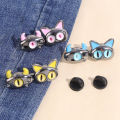 1/3Pair Little Monster Eye Shaped Adjustable Jean Button Waist Buckle Snap Pants Buckle Extender Replacement Jeans Button Pins. 