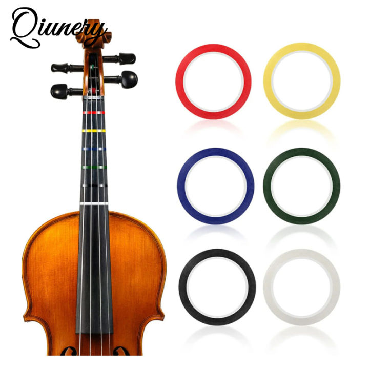 Qiunery Violin Fretboard Stickers, Note Stickers Finger Guide, PVC ...