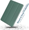 iPad 7th/8th/9th Generation Cover with Pencil Holder, Trifold Stand Protective Case. 