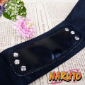 Naruto Headband Cosplay Anime Action Figures Uzumaki Uchiha Metal Gold-plated Forehead Protector Halloween Birthday Party Toys. 