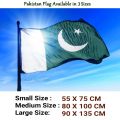 Pakistan Flag Available in 3 Different Sizes - High Quality Thick Parachute Cloth For Long Use And High Quality Stitched By MEGA Super Store. 