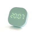 Square Small Alarm Clock Luminous Mute LED Multifunctional Digital Clock Light Electronic Desktop Digital Table Clocks 3 Colors. 