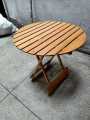 Folding Wooden Table For Out Door Use Square and Round Shape. 