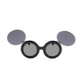 Ins Classic Fashion Chic Popular Cute Funny Oval Steampunk Lady Gaga Flip Sunglasses Women Round Sexy Party Mouse Sun Glasses. 