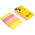 Deli - EA11402-Paper Index Tabs 50×12mm 5×100Sheets 5 Colors - Multicolor. 