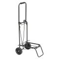 Adjustable Folding Luggage Cart Portable Hand Trolley Lightweight Luggage Cart Carrying MAX Load 40KG. 