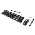Wired Gaming Keyboard RGB Backlit Multimedia. 