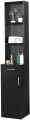 Bathroom Storage Cabinet, Multifunctional Floor Cabinet with 1 Drawers and Double Door, Freestanding Waterproof Cabinet Side Cabinet, Wooden Storage Cabinet for Bathroom Living Room Bedroom. 