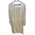 Social Dress Small Size 16 Party Cream Color Women's. 