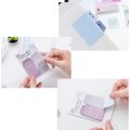 60 multi-functional sticky notes with gradually changing color classification index stickers, office learning classification reminder stickers. 