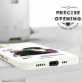 Hontinga for Infinix Note 30 4G 5G Back Cover Green Hair Boy Side Design Phone Case Square Soft Liquid Silicone Mobile Cover. 