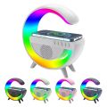 G Lamp Smart Light Bluetooth Speaker Music Rhythm Pickup Clock Alarm Clock APP Control Wireless Charger Atmosphere Lights. 