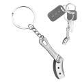 Mouth Mirror Tooth Key Holder Dental Hygienist Keychains Decorative Backpack Pendant Keyring. 