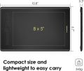 Huion Inspiroy H580X Drawing Tablet 8x5 Inch Digital Graphics Tablet. 