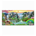 Fullcang Diy Big Size Diamond Painting Natural Scenery Waterfall Full Mosaic Embroidery Mountain Landscape Picture Wall Decor. 