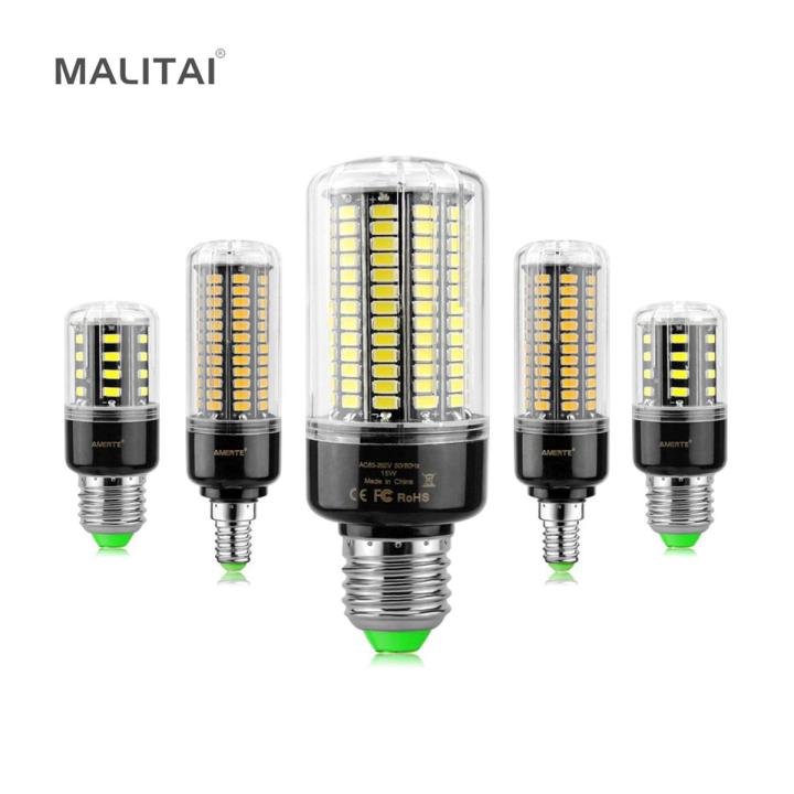 【Topnotch Store】1Pcs High Lumen 5736 SMD E27 E14 3.5W 5W 8W 15W LED Corn Bulb light 85V-265V Constant Current No Flicker 28-156 lamp