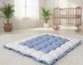 Baby Bellezza Official Baby Bubble Quilt | Handcrafted Soft & Fluffy Buffy Comforter | Newborn Bedding Set of Pink&White, Blue&White , White&Green, Light Pink&White And Navy Blue. 