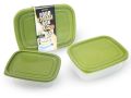 3 Peck Food Storage Container with Airtight TPE Lids, Home Pantry Organization Container, Tupperware containers. 