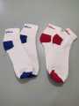 Men's 3-Pack Double Dry Moisture Wicking No Show Ankle Socks. 