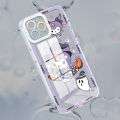 UCUC for Infinix Note 12 G96 Back Cover Cute Kuromi Transparent TPU Ultra Thin Soft Phone Cases. 