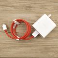 OnePlus 10Pro 80W SuperVooc Charger Adapter + Cable Warp Charger with Fast Charging Cable USB A to USB C - 80W Ultra Fast Power Adapter. 