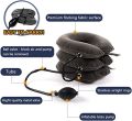 Neck Massager 3 Layered Multi-functional Spine & Cervical Neck Traction Device Neck Massager for Pain and Stress Relief Collar for Neck Pain Inflatable Neck Support Cervical Airbag 3 Layer Massager for Neck Cervical Spine Massager UR Inflatable Cervical. 