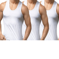 Hinz Men's Sleeveless Vest Pack of 3 Premium Cotton Fabric. 