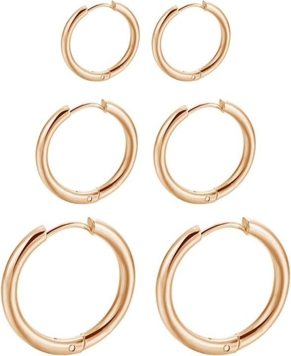 Pack Sizes Earrings/Bali in Woman Sizes Pair Circle Multiple