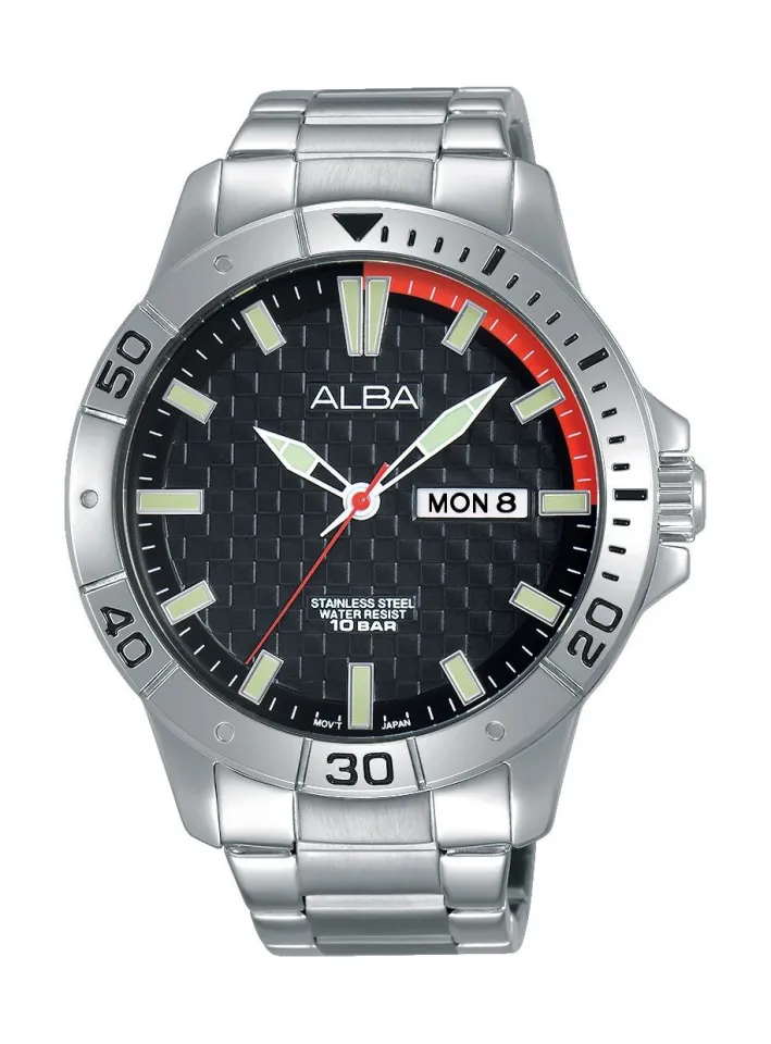 Alba AT2039X1 Quartz Stainless Steel Wrist Watch for Men Daraz.pk