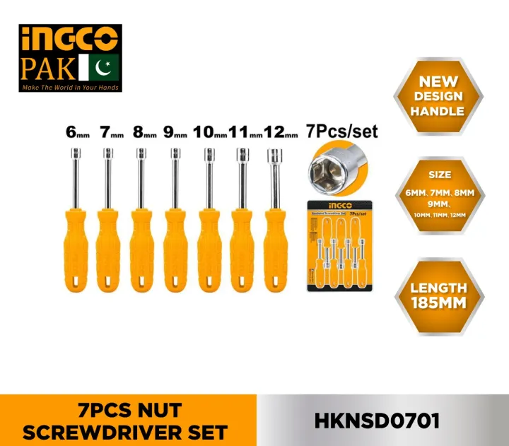Ingco%207Pcs%20Nut%20Screwdriver%20Set%20-%20Image%202