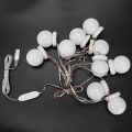 Makeup Mirror Light, Mirror Light, Replaceable 5 Modes Brightness Adjustment 10 LED for Decorate Living Room Bathroom Mirror Mirror Cabinet, Makeup(Tricolor). 
