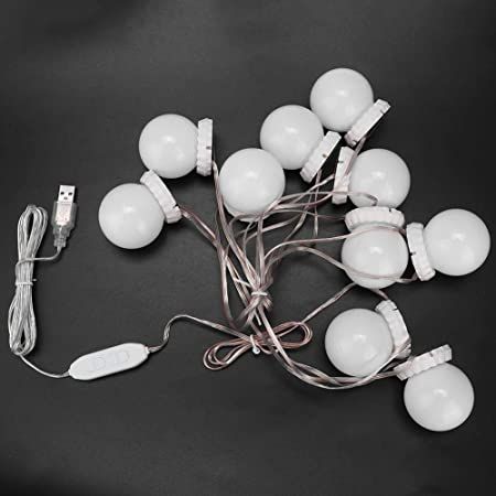 Makeup%20Mirror%20Light,%20Mirror%20Light,%20Replaceable%205%20Modes%20Brightness%20Adjustment%2010%20LED%20for%20Decorate%20Living%20Room%20Bathroom%20Mirror%20Mirror%20Cabinet,%20Makeup(Tricolor)%20-%20Image%203